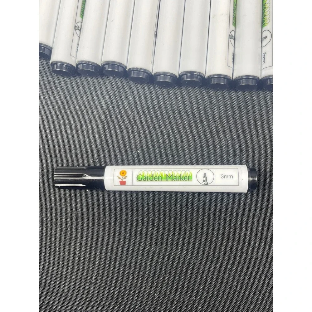 Lot of 55 Garden Marker 3mm Permanent Outdoor Plant Label Pens Black Ink
